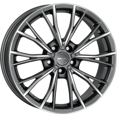 ДискMakMark7.5JxR18 PCD5x120 ET45 DIA72.6,серый