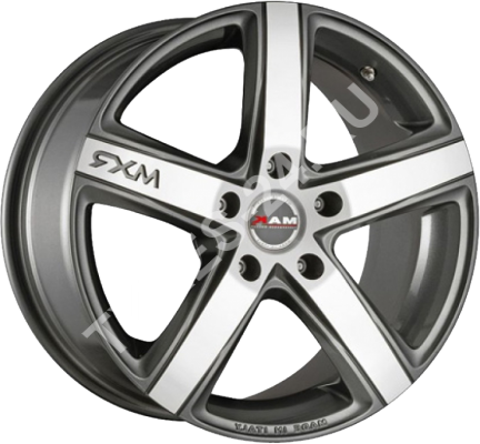 ДискMakMonaco8.5JxR19 PCD5x130 ET55 DIA71.6,серый