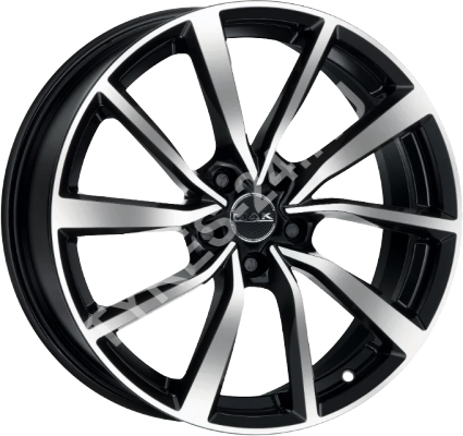 ДискMakPanorama7.5JxR18 PCD5x114.3 ET45 DIA67.1,чёрный