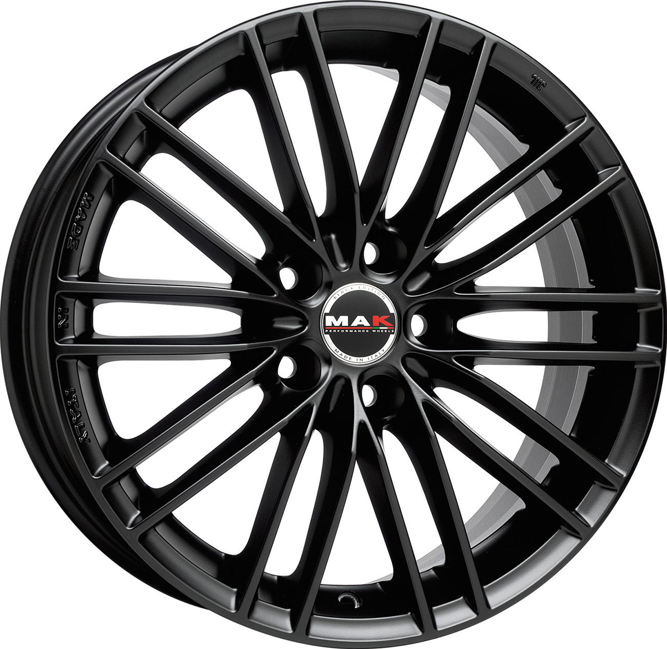 ДискMakRapide8JxR17 PCD5x100 ET48 DIA56.1,чёрный