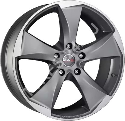 ДискMakRaptor 58JxR18 PCD5x112 ET42 DIA76,серый