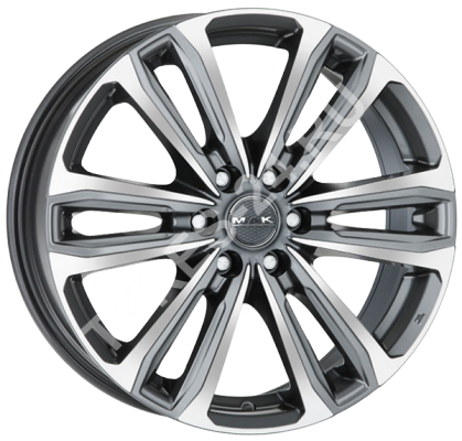 ДискMakSafari 68JxR18 PCD6x114.3 ET45 DIA66.1,серый