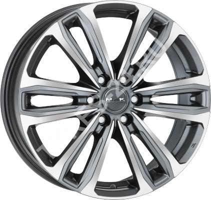 ДискMakSafari 67.5JxR17 PCD6x139.7 ET25 DIA106.2,серый