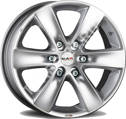 ДискMakSierra7JxR15 PCD6x139.7 ET35 DIA106.1,серебристый