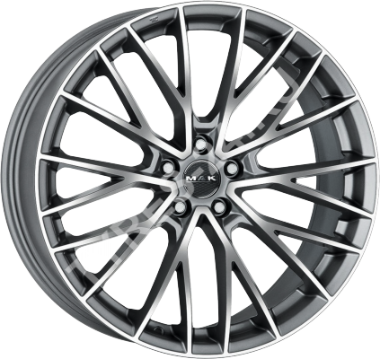 ДискMakSpeciale D11.5JxR22 PCD5x112 ET40 DIA66.6,серый