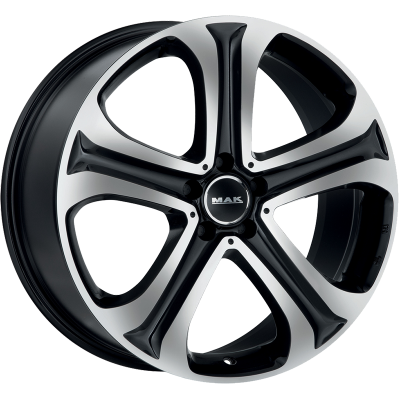 ДискMakSpitze9.5JxR20 PCD5x112 ET55 DIA66.6,чёрный