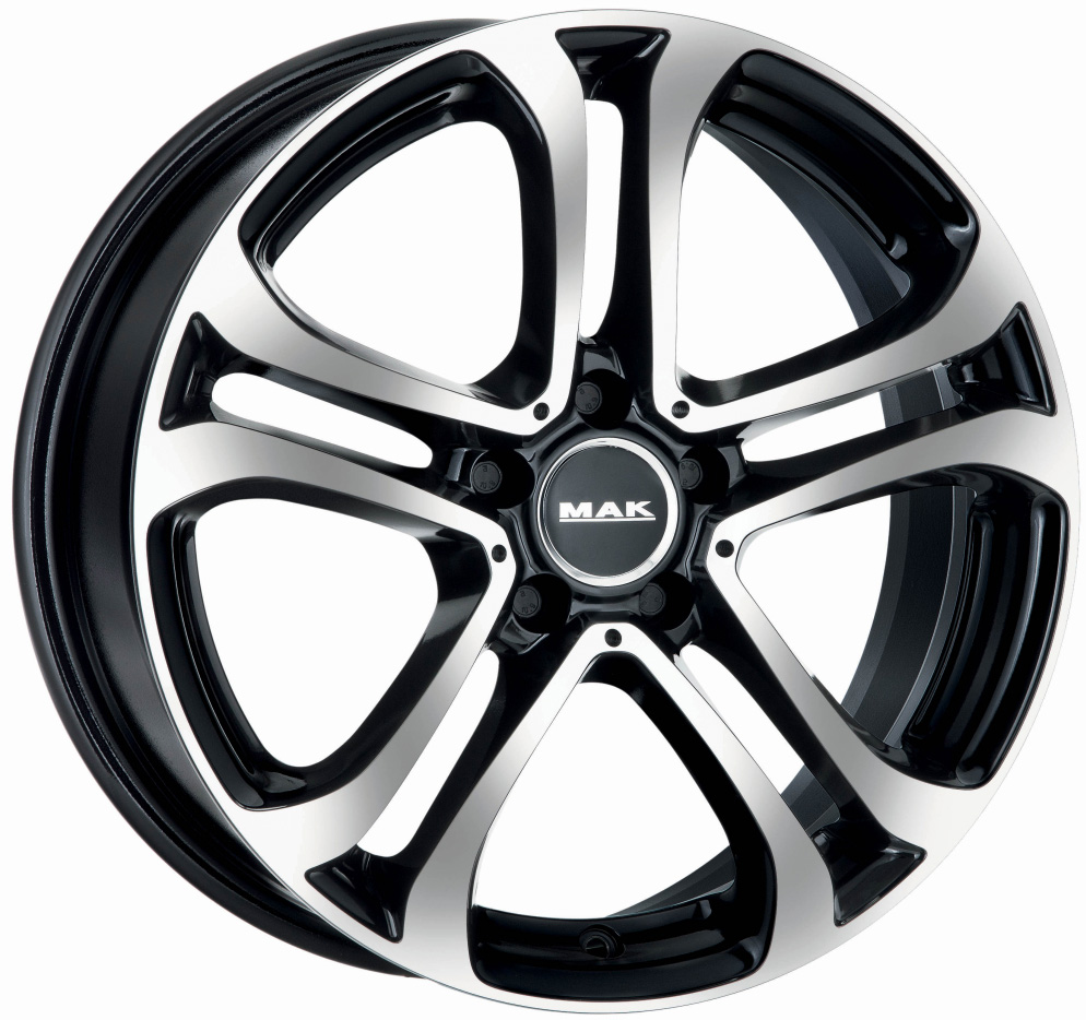 ДискMakStuttgart8JxR18 PCD5x112 ET48 DIA66,чёрный