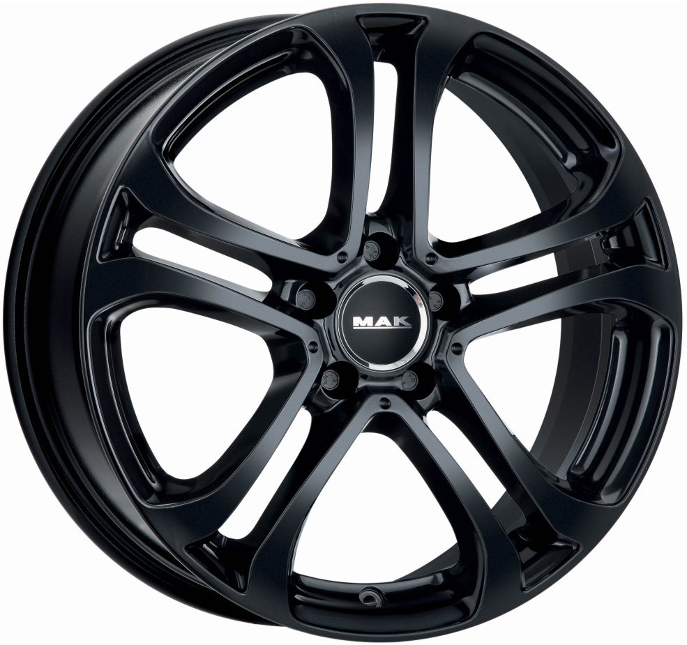 ДискMakStuttgart7.5JxR17 PCD5x112 ET45 DIA66.6,чёрный