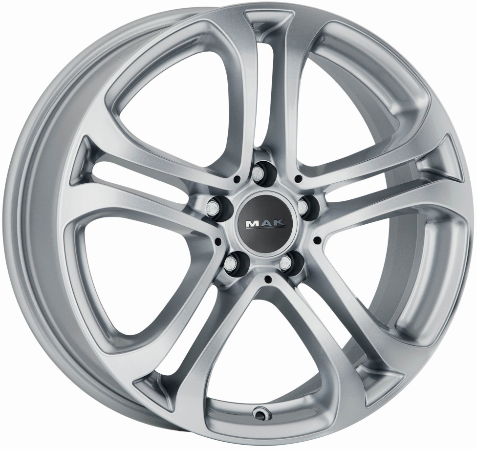 ДискMakStuttgart7.5JxR18 PCD5x112 ET48 DIA66.6,серебристый