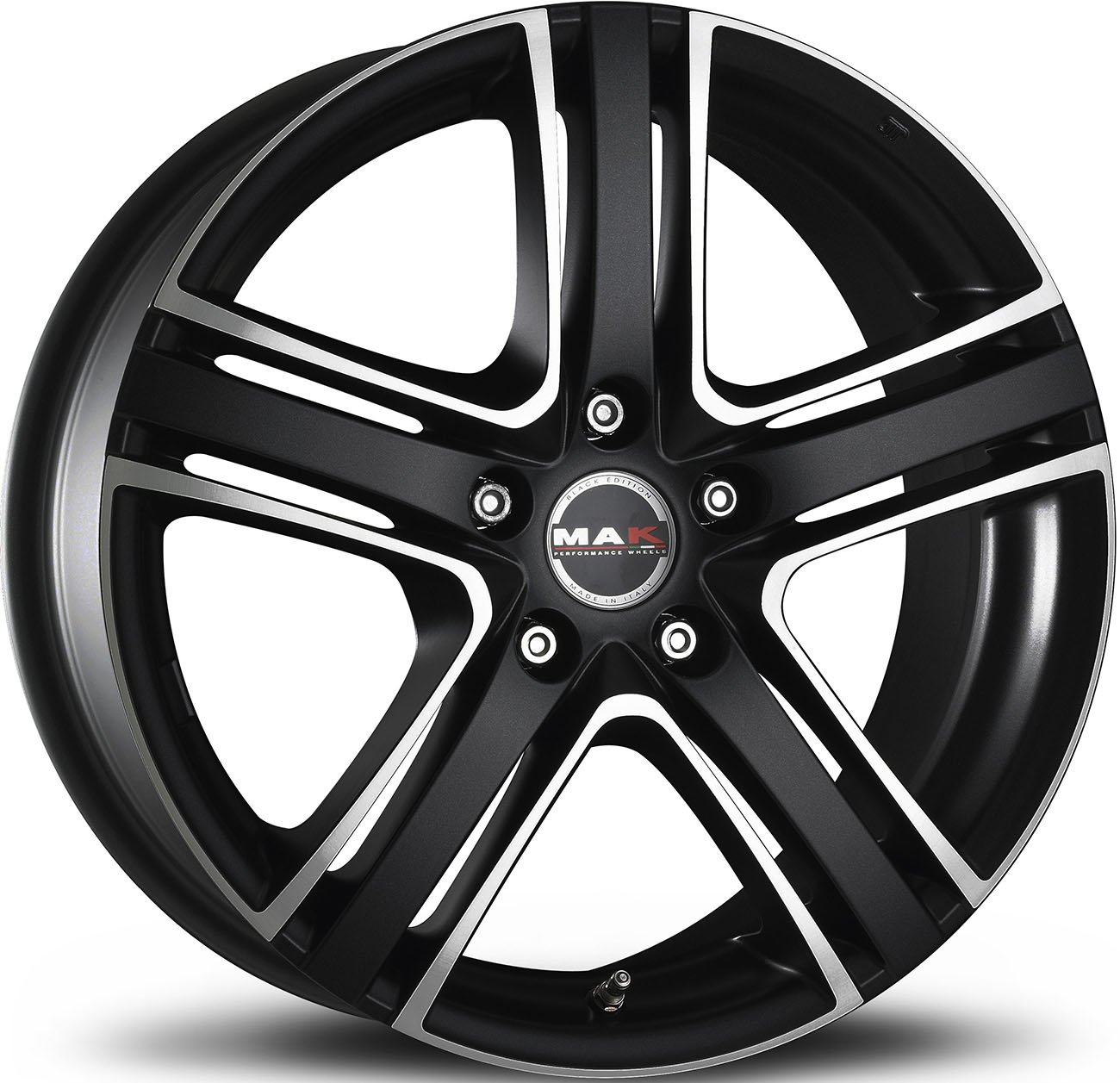 ДискMakTuono8JxR18 PCD5x112 ET42 DIA76,чёрный