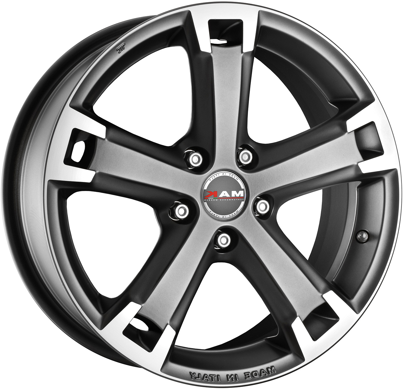 ДискMakUnique7JxR16 PCD4x100 ET40 DIA72,серый