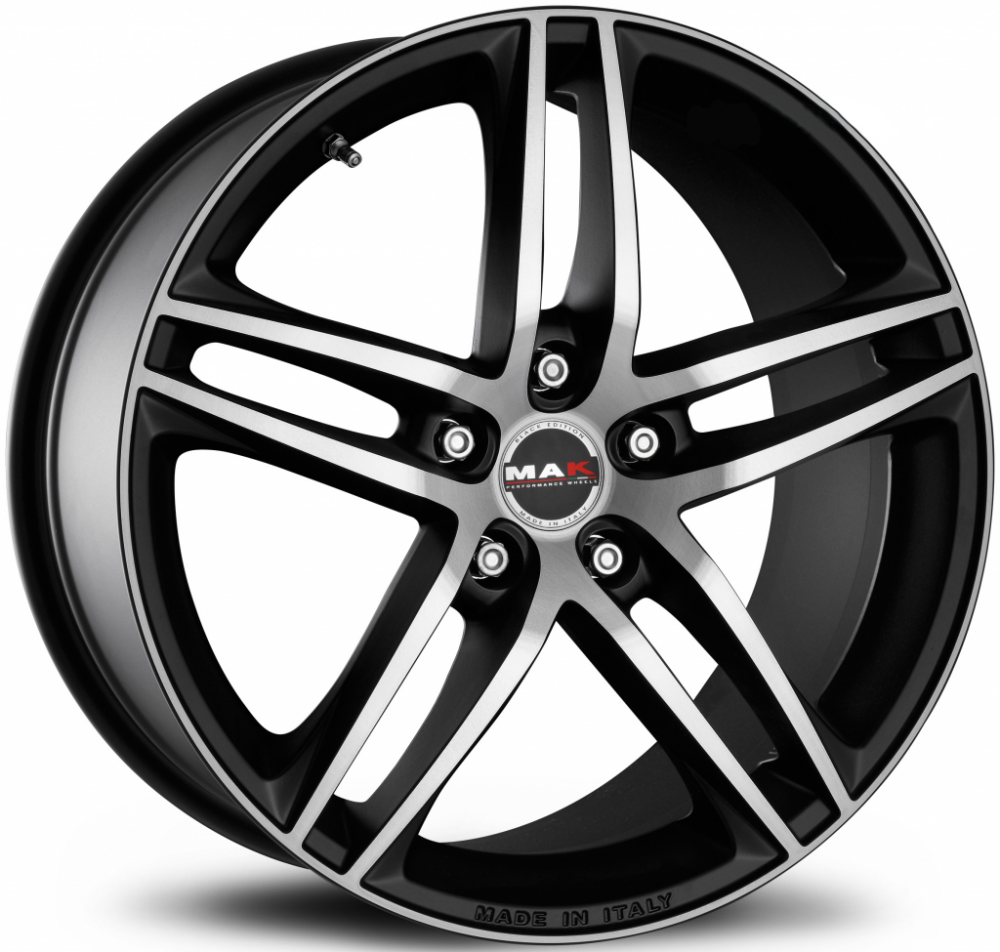 ДискMakVariante8JxR17 PCD5x112 ET50 DIA57.1,чёрный