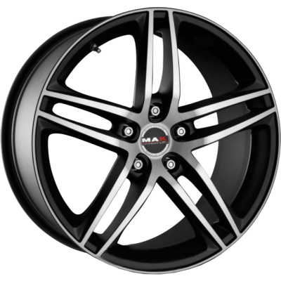 ДискMakVariante8JxR18 PCD5x112 ET42 DIA76,чёрный