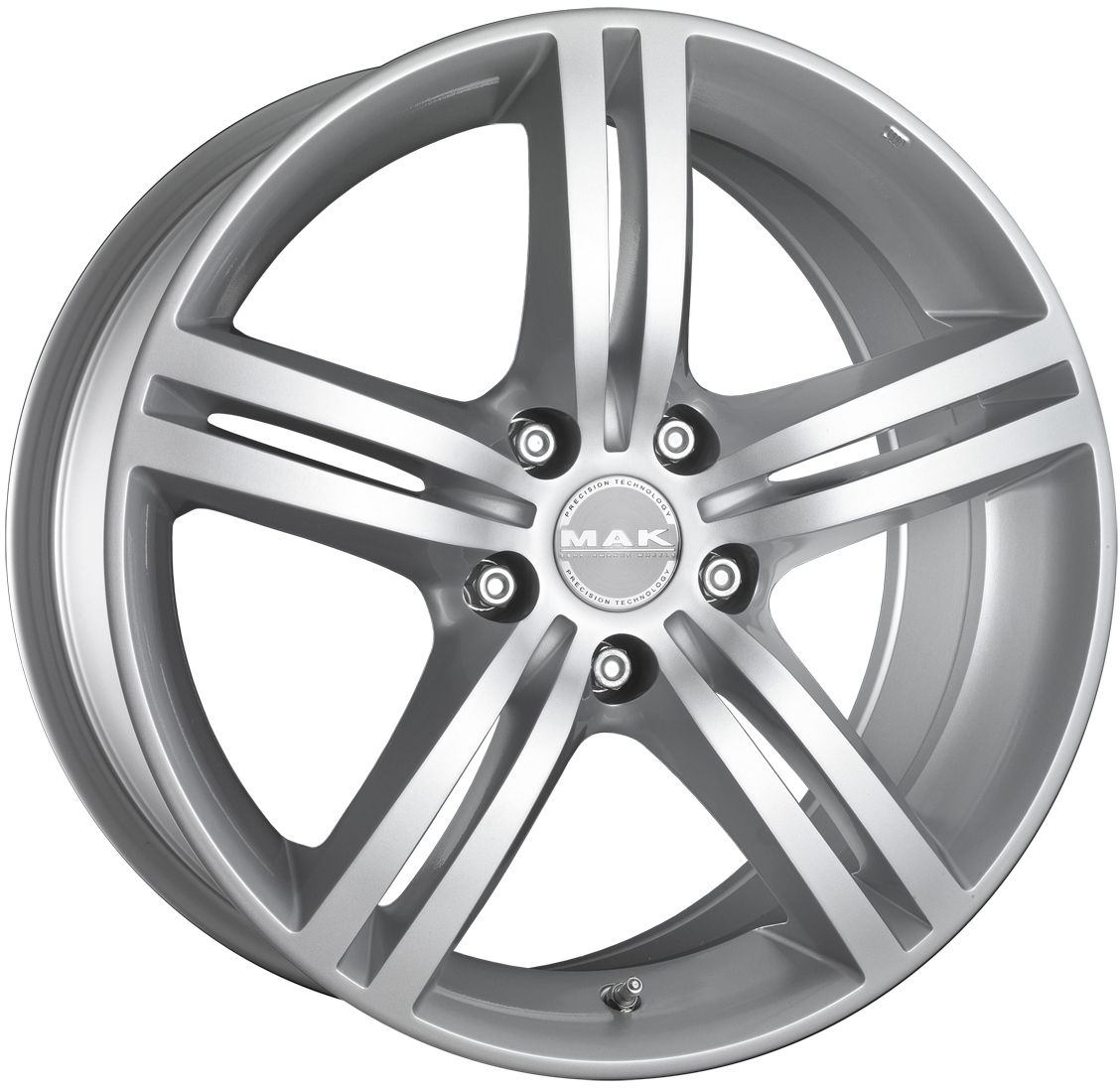 ДискMakVeloce7JxR17 PCD5x108 ET45 DIA72,серебристый