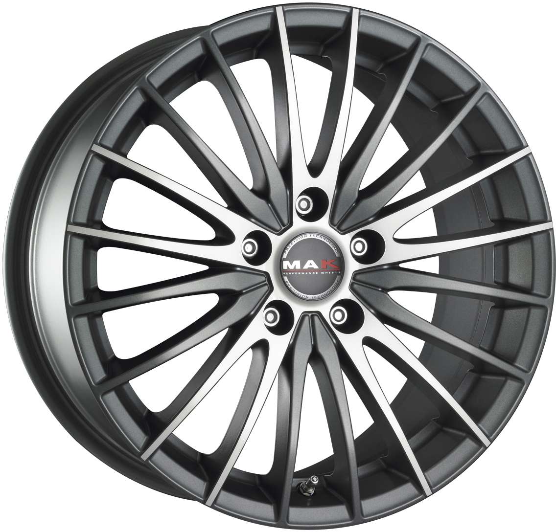 ДискMakVenti7JxR16 PCD5x115 ET40 DIA70,серый