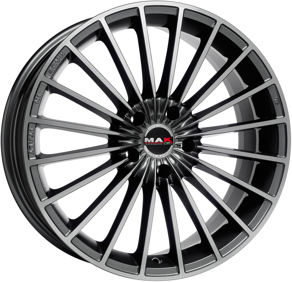 ДискMakVolare9JxR19 PCD5x112 ET45 DIA76,серый