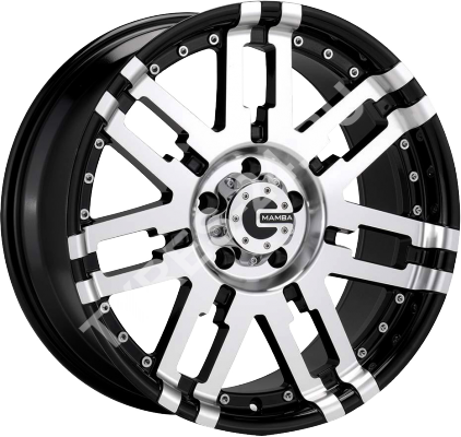 ДискMambaSL899JxR20 PCD6x139.7 ET18 DIA106.1,чёрный