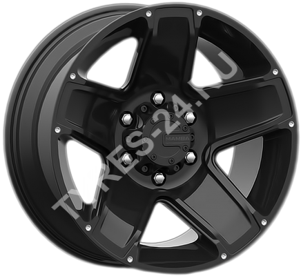 ДискMambaSL909JxR20 PCD5x127 ET12 DIA71.6,чёрный