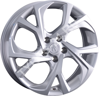 ДискMazdaMZ1397JxR18 PCD5x114.3 ET45 DIA67.1,серебристый