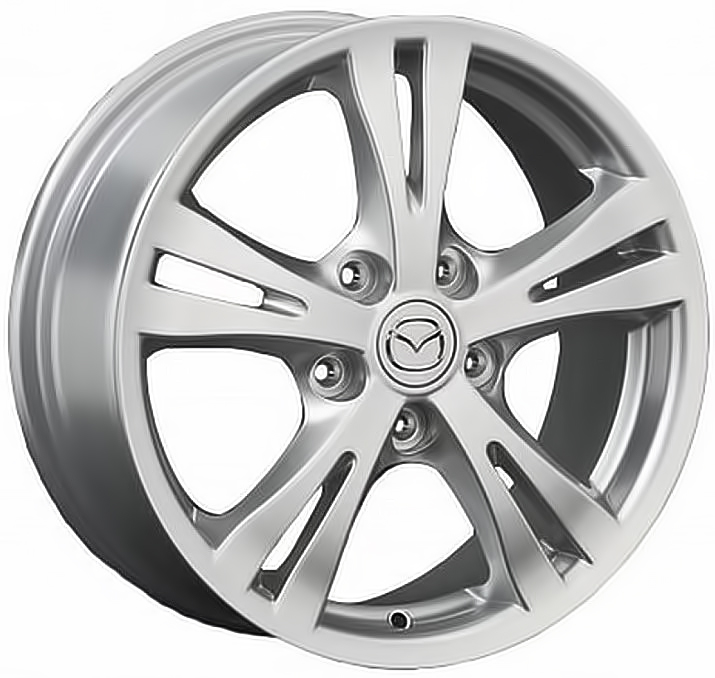 ДискMazdaMZ186JxR15 PCD5x114 ET50 DIA67,серебристый