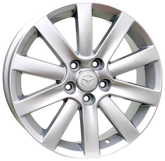 ДискMazdaMZ216.5JxR16 PCD5x114.3 ET52 DIA67.1,серебристый