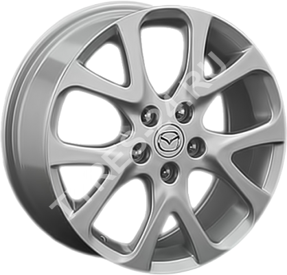 ДискMazdaMZ287JxR18 PCD5x114.3 ET60 DIA67,белый