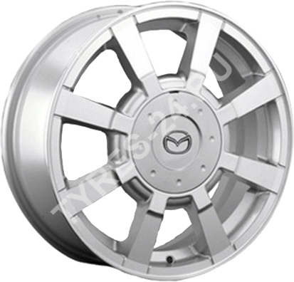 ДискMazdaMZ36JxR16 PCD5x114 ET52 DIA67,серебристый