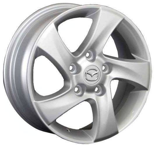 ДискMazdaMZ96JxR15 PCD5x114.3 ET52 DIA67.1,серебристый