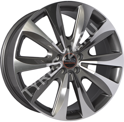 ДискMercedesMB1109JxR20 PCD5x112 ET45 DIA66.6,серый