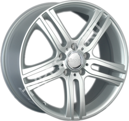 ДискMercedesMB1337JxR17 PCD5x112 ET37 DIA66,серебристый