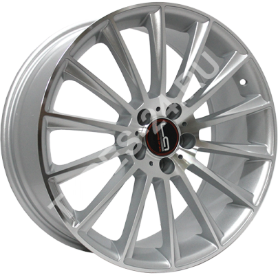 ДискMercedesMB1397JxR16 PCD5x112 ET43 DIA66,серебристый