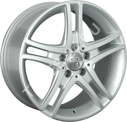 ДискMercedesMB1407JxR17 PCD5x112 ET52 DIA66,серебристый