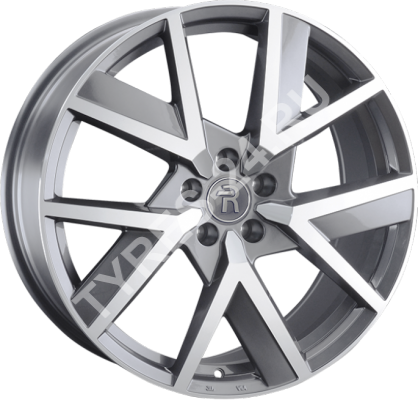 ДискMercedesMB2239JxR20 PCD5x112 ET57 DIA66.6,серебристый