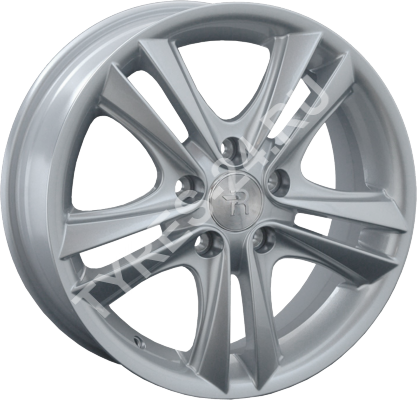 ДискMercedesMB2286.5JxR16 PCD5x112 ET44 DIA66.6,серебристый