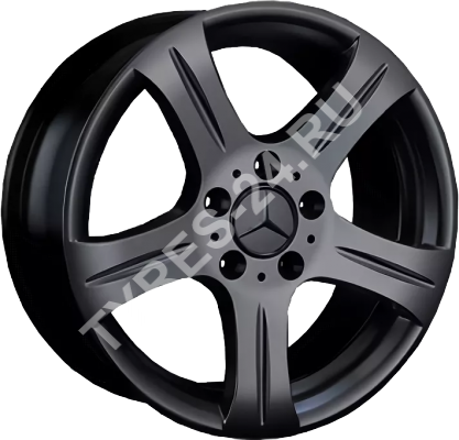 ДискMercedesMB257.5JxR17 PCD5x112 ET48 DIA66.6,чёрный