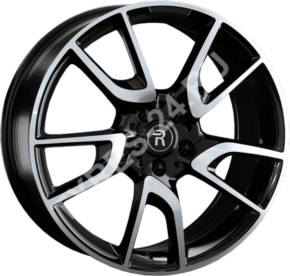 ДискMercedesMB2568JxR19 PCD5x112 ET52 DIA66.6,чёрный