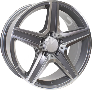 ДискMercedesMB2748JxR19 PCD5x112 ET43 DIA66.6,чёрный