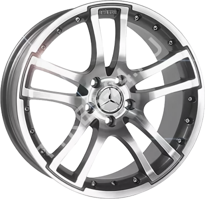 ДискMercedesMB427.5JxR16 PCD5x112 ET42 DIA66.6,серебристый