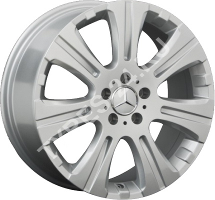 ДискMercedesMB548JxR18 PCD5x112 ET53 DIA66.6,серебристый