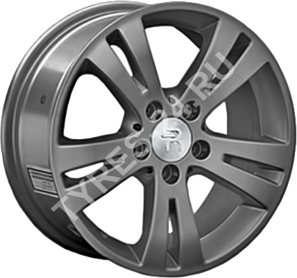 ДискMercedesMB577JxR16 PCD5x112 ET43 DIA66,серый