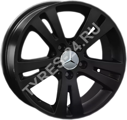 ДискMercedesMB577JxR16 PCD5x112 ET43 DIA66.6,чёрный