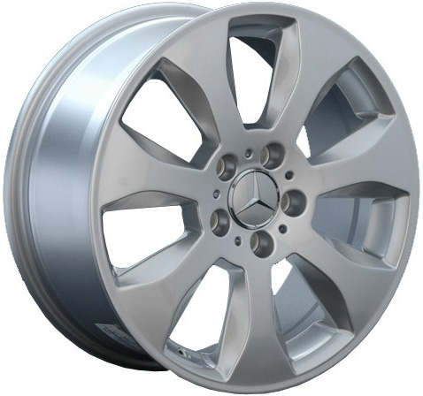 ДискMercedesMB687JxR17 PCD5x112 ET52 DIA66,серебристый