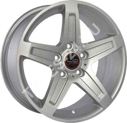 ДискMercedesMB718JxR17 PCD5x112 ET48 DIA66.6,серебристый