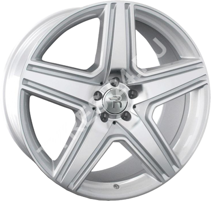 ДискMercedesMB729JxR20 PCD5x112 ET57 DIA66.6,серебристый