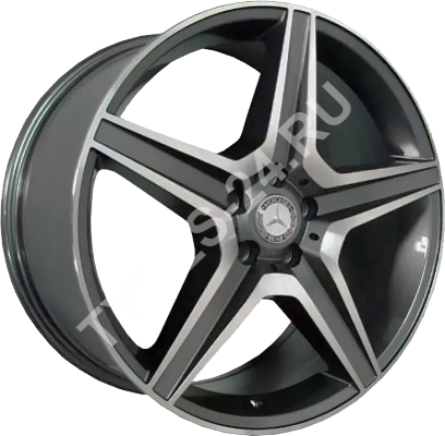 ДискMercedesMB758JxR19 PCD5x112 ET62 DIA66,серый