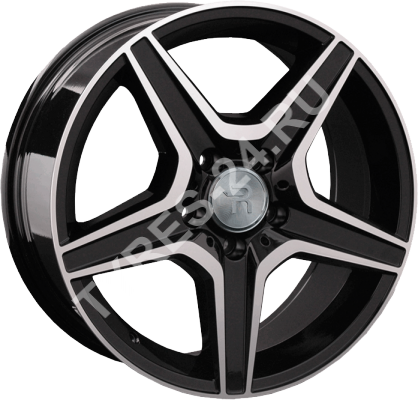 ДискMercedesMB758JxR17 PCD5x112 ET48 DIA66.6,чёрный