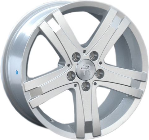 ДискMercedesMB837JxR17 PCD5x112 ET46 DIA66,серебристый