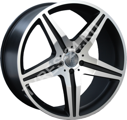 ДискMercedesMB8610JxR21 PCD5x112 ET37 DIA66.6,чёрный