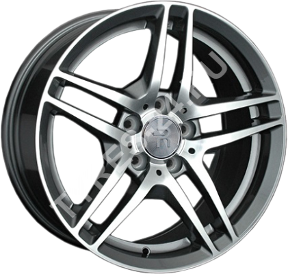 ДискMercedesMB878JxR17 PCD5x112 ET48 DIA66.6,серебристый