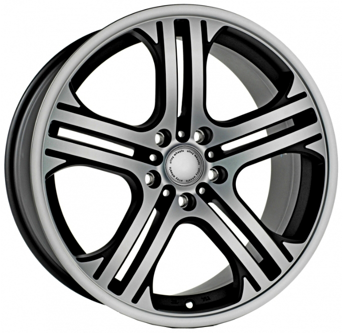 ДискMercedesMe67H8.5JxR17 PCD5x112 ET48 DIA66.6,чёрный